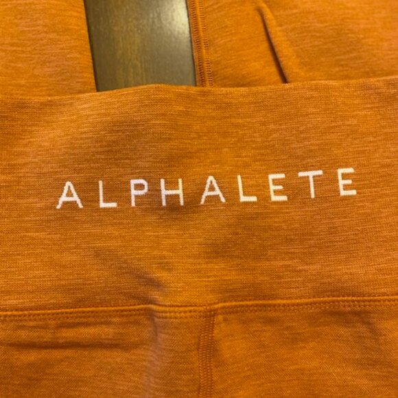 ALPHALETE HALO LEGGING Women's High-Performance Seamless Legging BURNT ORANGE - Picture 5 of 7